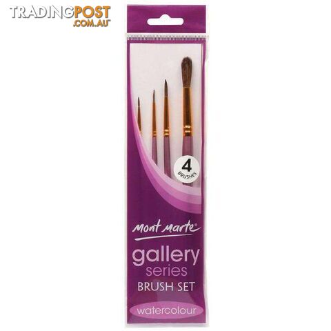 Gallery Series Watercolour Brush Set 4pc - 9328577016905