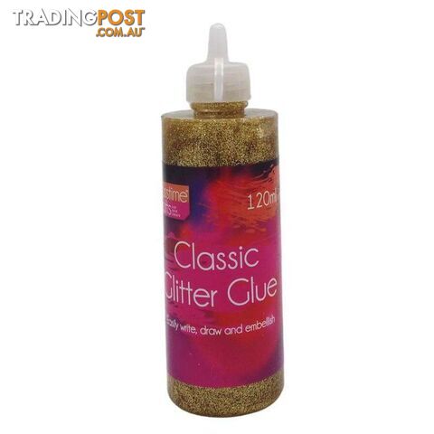Metallic Glitter Glue Bright Gold 120ml - 800284