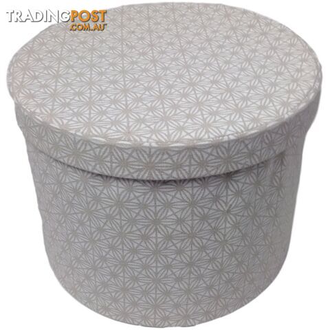 Fabric Round Storage Box 19Hx24W - 800877