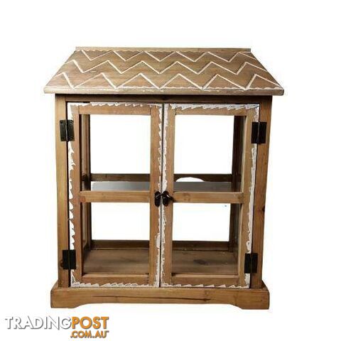 Wooden House Lantern Small - 507532