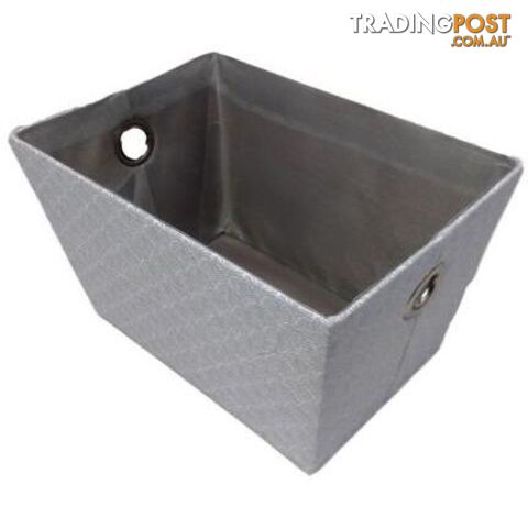 Fabric Storage Basket Lrg 39x29x22cm - 800893