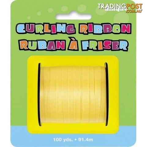 Curling Ribbon 914m 100yds - Yellow - 011179486250