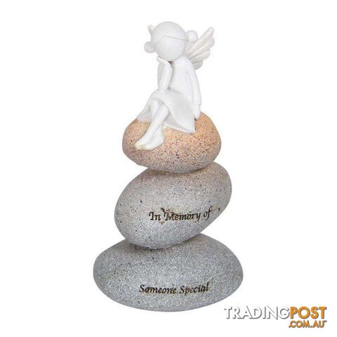 Angel On Triple Sentiment Stone 14cm - Someone Special - 800258