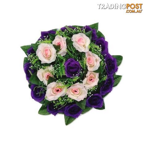 Artificial Centrepiece Flower Pink and Purple - 800399