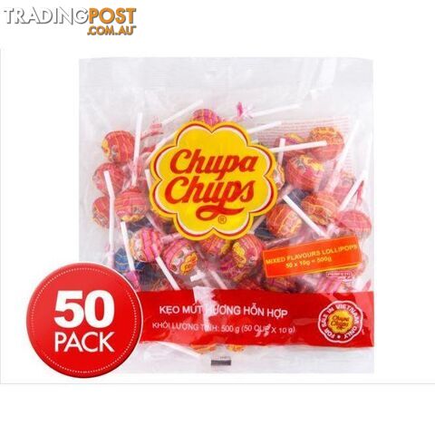 Chupa Chup 50 Pack 500gm - 8935001714095