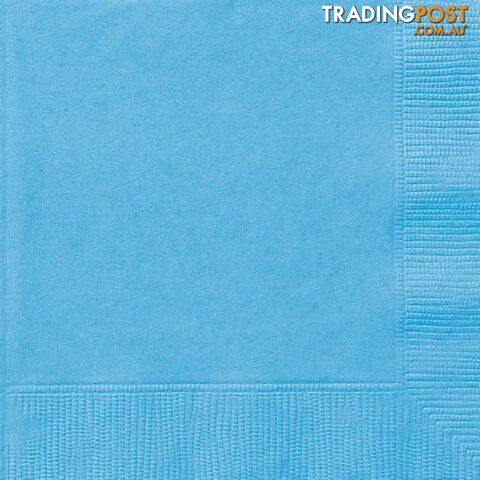 Power Blue 20 Lunch Napkins - 011179308927