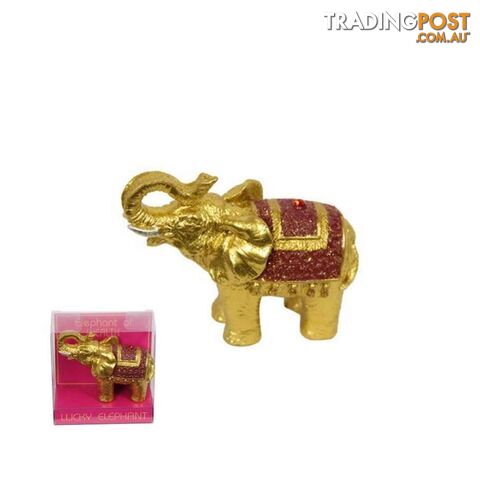 Lucky Gold Elephant 9cm - 9319844586467