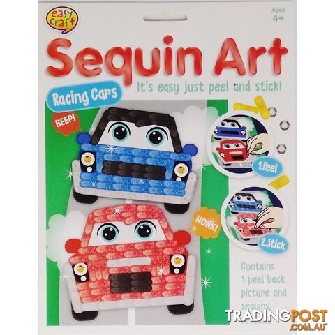 Sequin Art Craft Kit Assorted 4 Designs - 800710 - photo 4 of 4