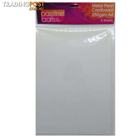 Metal Pearl Cardboard 250gsm A4 Dusty Pink 6 Pieces - 800312