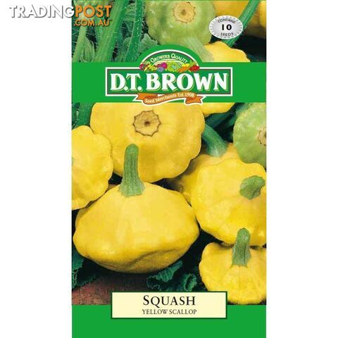 Squash Yellow Scallop Seeds - 5030075022978