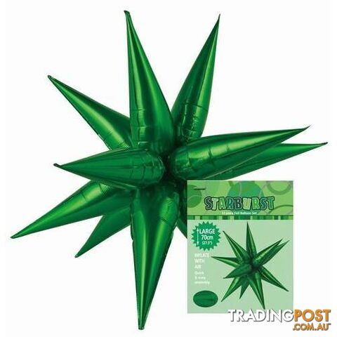 Glitz Starburst Green 70cm (27.5) - 9311965428572