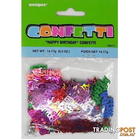 Happy Birthday Confetti 14Grams 05oz - 011179903733