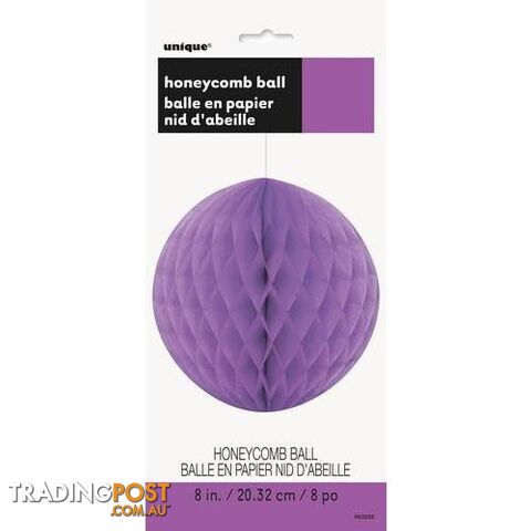 Honeycomb Ball Pretty Purple 20cm (8) - 011179632220