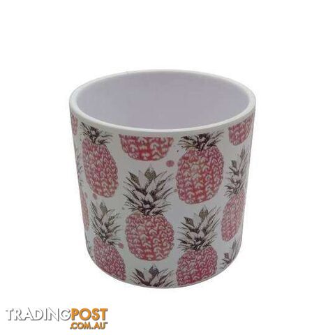 Large Pot Fruit Range 16x14cm Pineapple Design - 801041