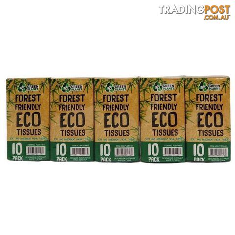 Eco Friendly Bamboo Tissue 10 Pk - 9328644054465