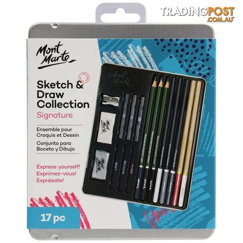Signature Sketch and Draw Collection 17pc - 9328577040023