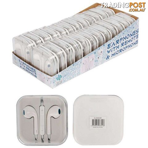 Earphones AUX White - 9328644033248