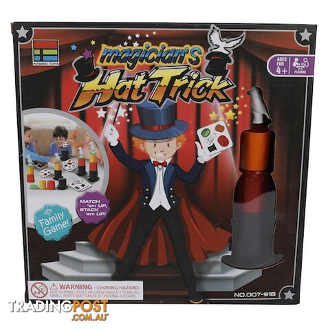 Family Board Game Magician Hat Trick Age 4 Plus - 9328644066901