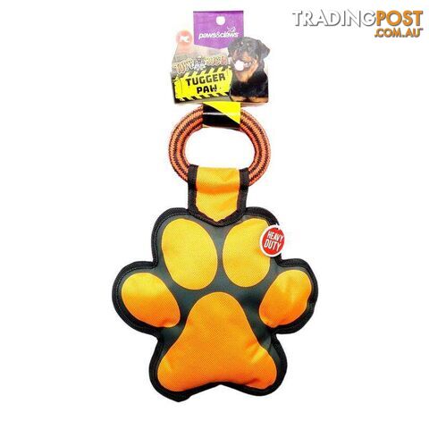 Pet Toy Tuff Busta Tugger Paw Orange 30cm - 800461