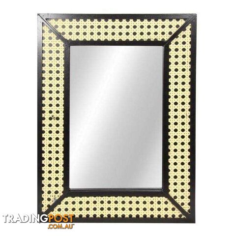 MDF Mirror with Bamboo Pattern 40x30cm - 9319844620567