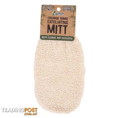 Eco Organic Ramie Exfoliating Mitt - 9328644054366