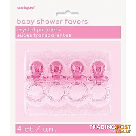 4 Pacifiers Crystal Pink 5cm 2 - 011179136421