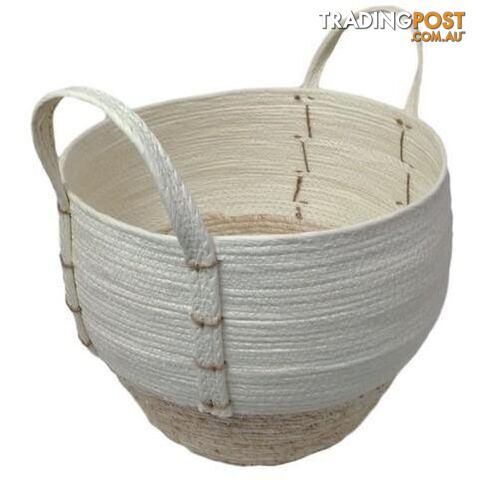 Maize Rope Storage Basket Lge 32Hx43W - 800886