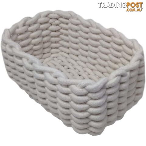 Cotton Rope Storage Basket 36x25x15cm - 800878