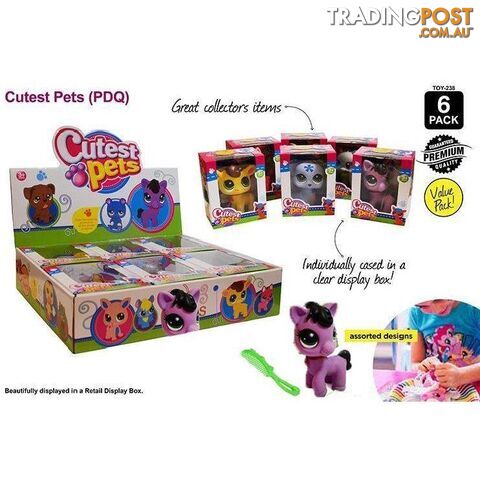 Cutest Pets Toys with Accessories Assorted Designs - 9315892260656