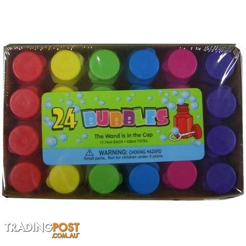 24 x 17.74ml (0.6oz) Party Bubbles - 011179952335