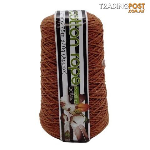 Cotton Rope Spool Rust 340g 4mmx275m - 801004