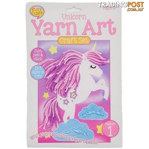 Yarn Art Craft Kit with Playing Board Assorted 4 Designs - 800663