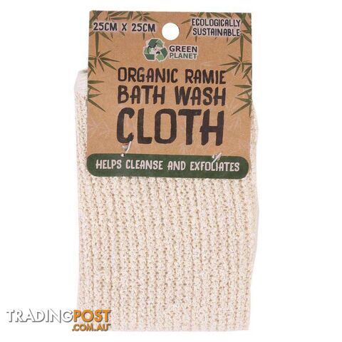 Eco Oganic Ramie Bath Wash Cloth - 9328644054335