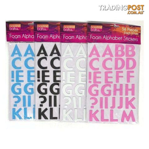Foam Alphabet Stickers Pack of 4 - 900026