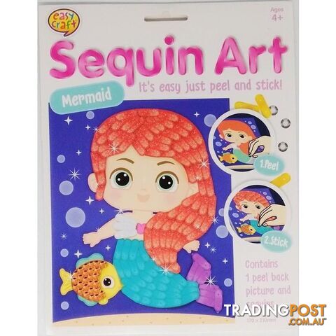 Sequin Art Craft Kit Assorted 4 Designs - 800712 - photo 3 of 4