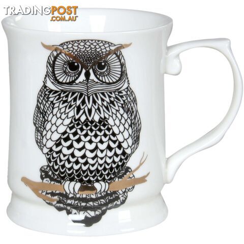 Fine Bone China Owl Mug - 9342816014590