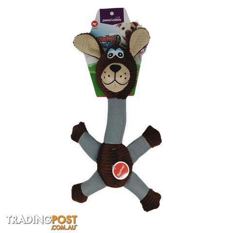 Pet Toy Animal Stretchy Neck Brown 30cm - 800454