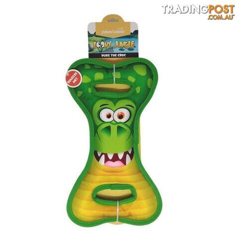 Pet Toy Loony Jungle Tugger Croc - 9340957081877