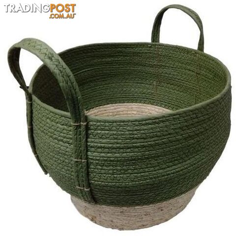 Maize Rope Storage Basket Lge 32Hx43W - 800887