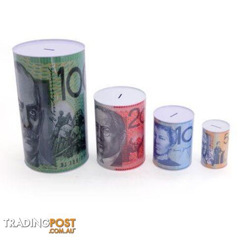 Money Tin Large 15x21.5cm - 9337922000025