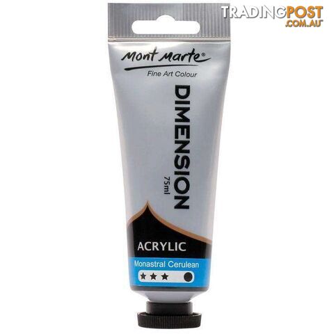 Dimension Acrylic Paint 75ml - Monastral Cerulean - 9328577016103