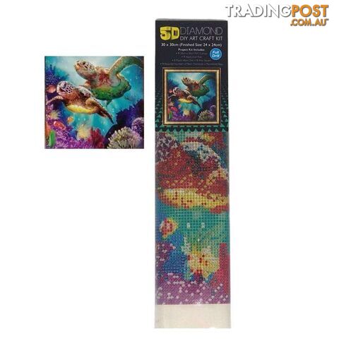 5D DIY Diamond Art Painting Turtles - 800495