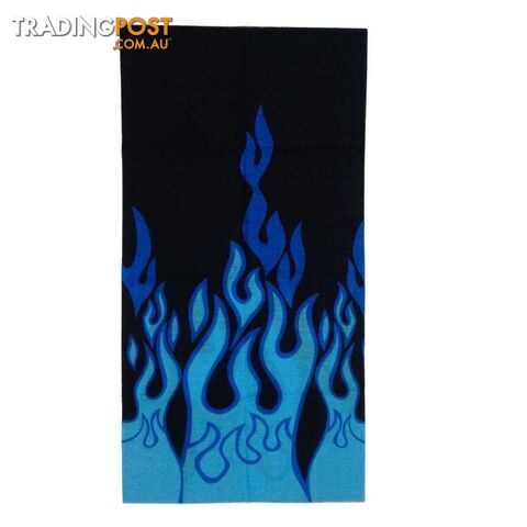 Multifunctional Headwear Blue Flames - 800512