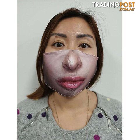 Fabric Mask Lady Pink Lips - 6920200722028