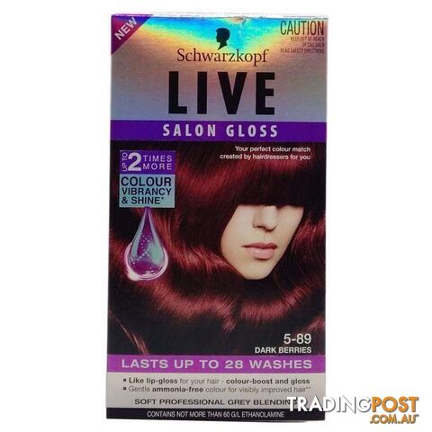 Schwarzkopf Live Gloss Dark Berries Colour - 9310714220696