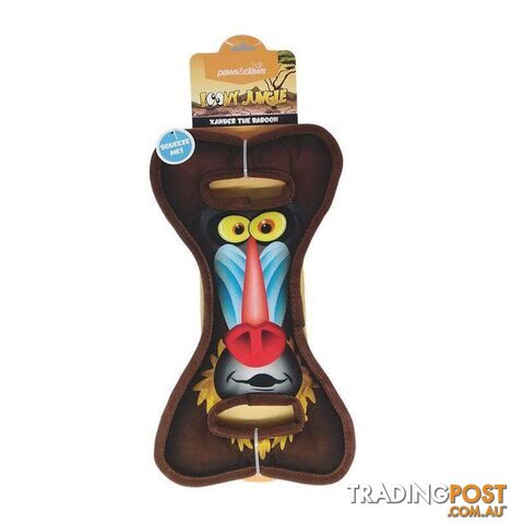 Pet Toy Loony Jungle Tugger Baboon - 9340957081853