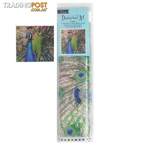 Diamond Art Peacock 30x40cm - 9313559549953