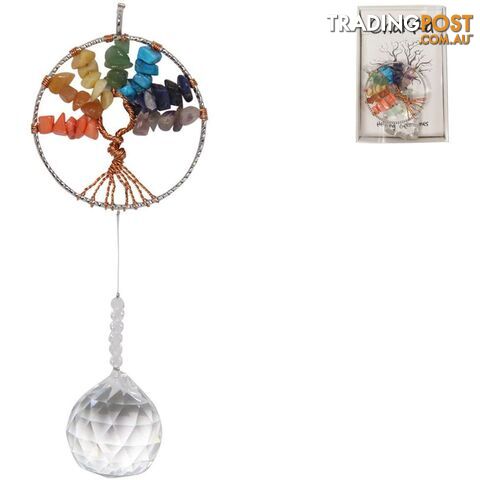 Tree Of Life Suncatcher with Crystal Assorted Designs - 9319844542609