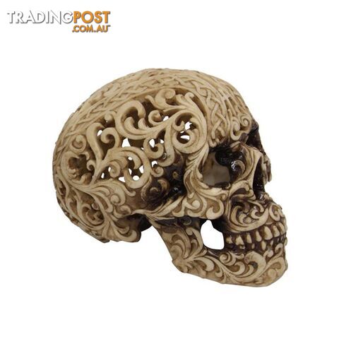Tribal Bone Colored Skull 14cm - See Through - 800257