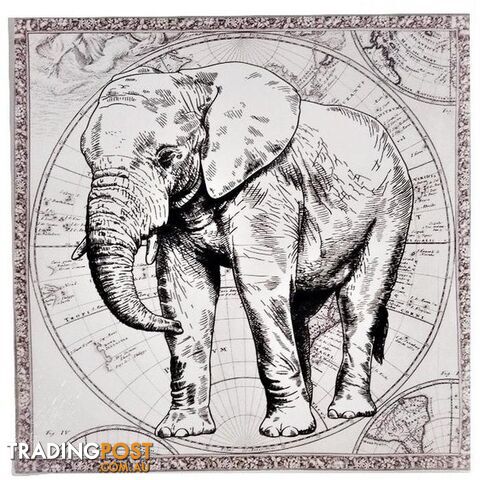 Decorative Zen Canvas Prints Elephant 50x50cm - 800790